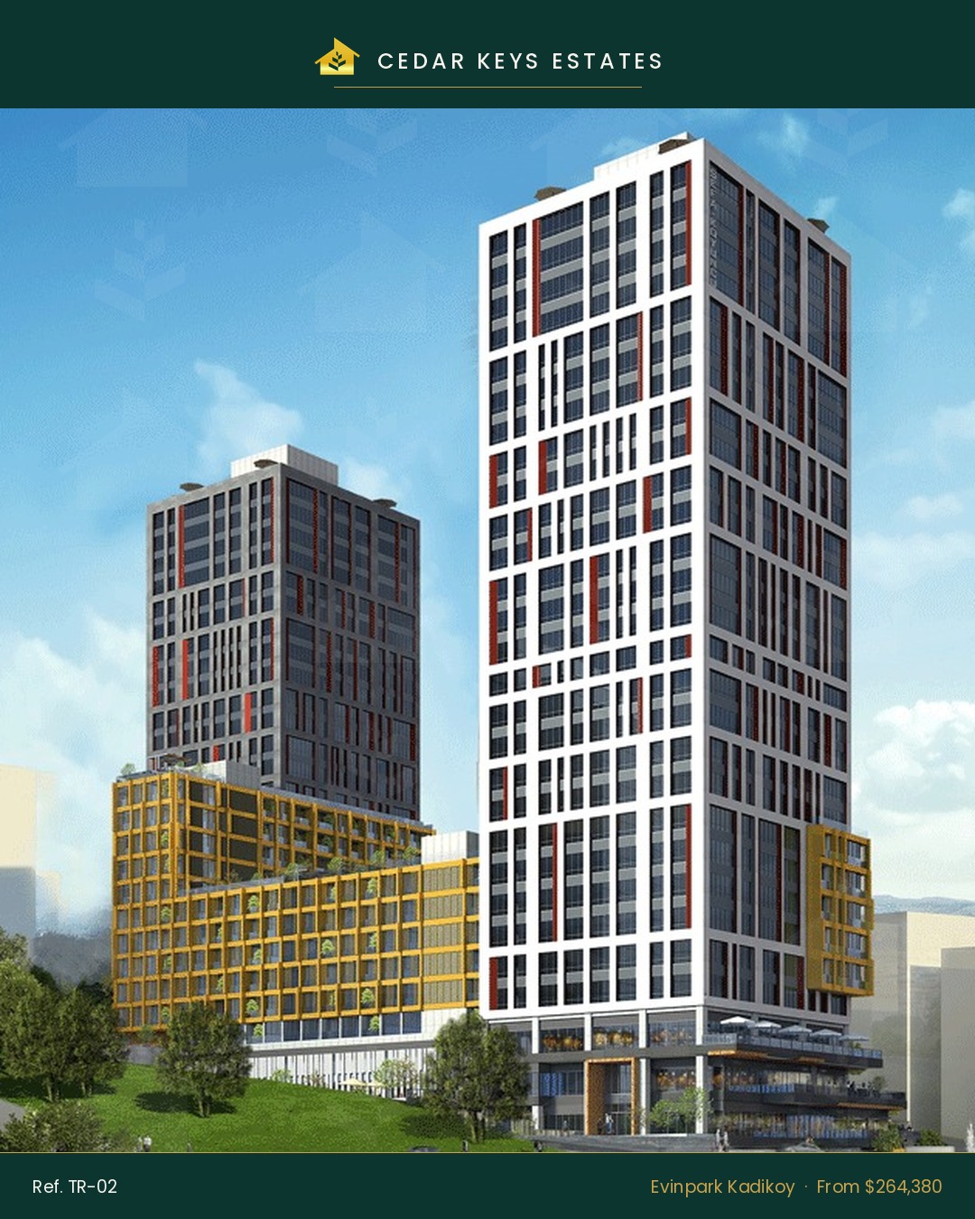Evinpark Kadikoy — residential project in Kadikoy - Fikirtepe, Istanbul, Turkey — presentation page 3 — Ref. TR-02