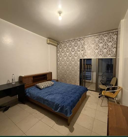 Salon and dining area of apartment for rent in Hamra, Beirut — Ref. 1182