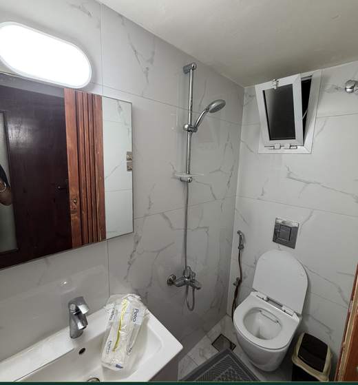 Balcony and view of apartment for rent in Hamra, Beirut — Ref. 1182