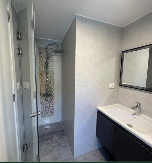 Salon and dining area of apartment for sale in Feytroun, Keserwan — Ref. 1176