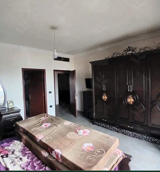 Second bedroom with a full-height fitted wardrobe, apartment for sale on Tariq Al Matar, Haret Hreik — Ref. 1198